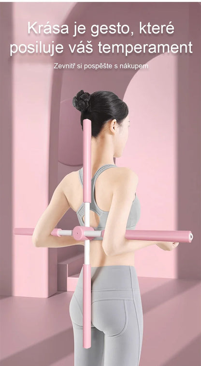 🔥🤸‍♀️【Špeciálna ponuka】🧘‍♂️ Palica na korekciu hrbu – Jóga palica na otváranie chrbta a perfektnú držanie tela!