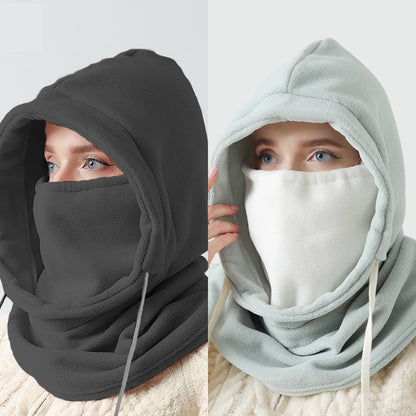 🧢🚵‍♀️【Kup 1, otrzymaj 1 gratis】🔥 Wielofunkcyjna kominiarka 3 w 1 z polaru – maska na twarz, ocieplacz na szyję i kaptur zimowy