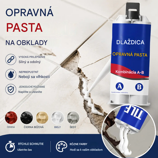 🥇✅【Kúpte 1 a získajte 1 zadarmo】Prostriedok na opravu prasklín v dlaždiciach; Oprava smaltu dlaždíc – Dva rovnakej farby【2 položky】