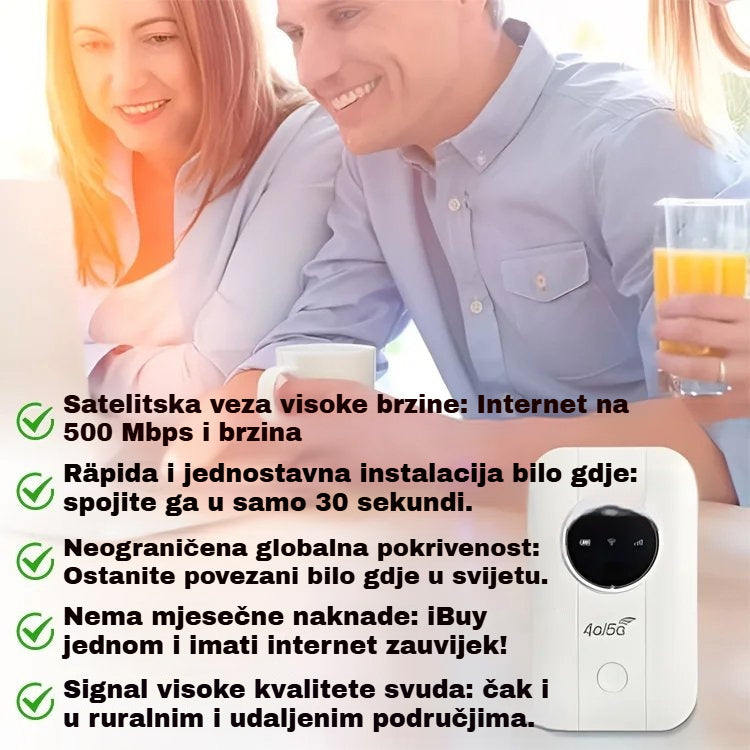 【Besplatni internet u vašem džepu】5G ruter