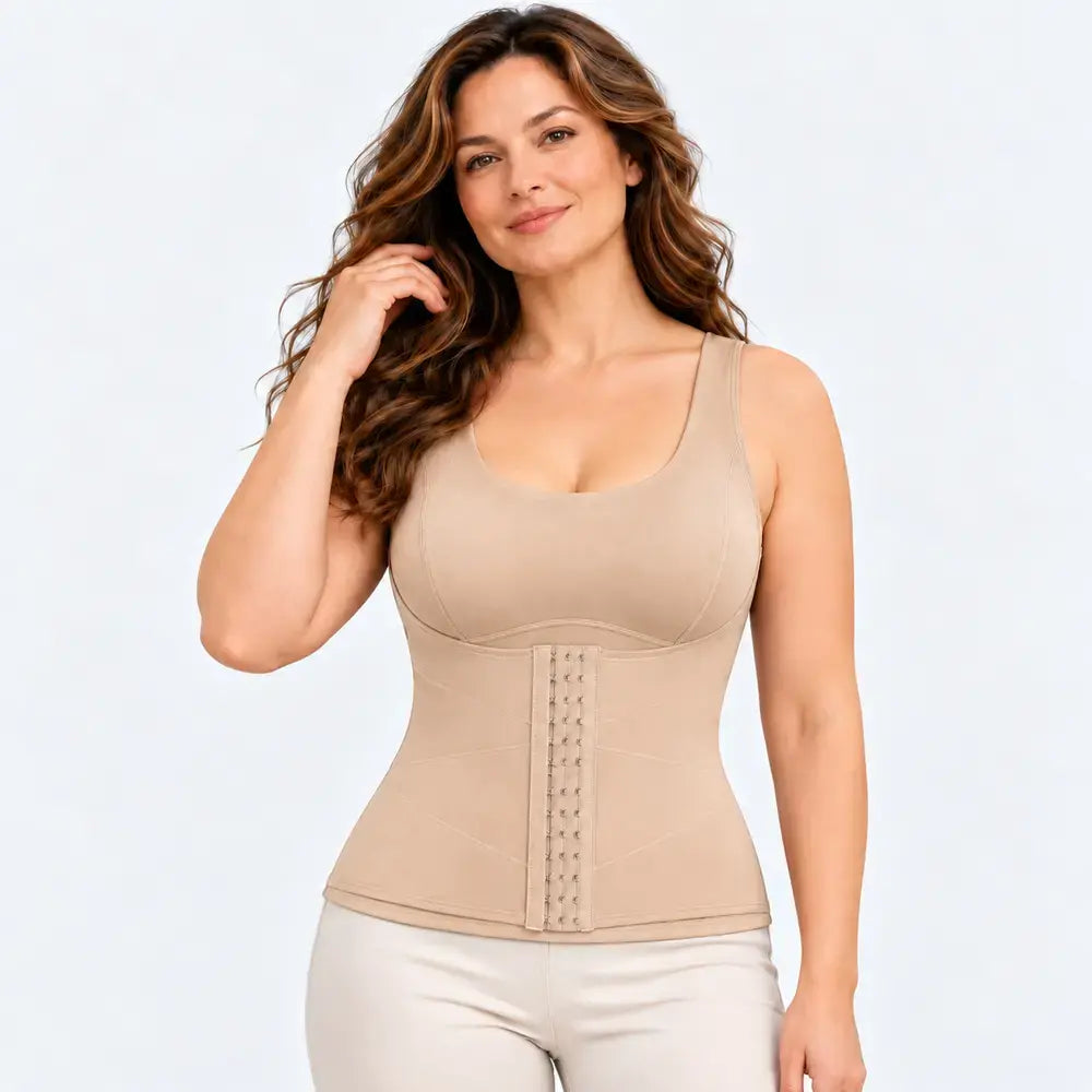🎽🔥【1 kus, XL–5XL, 4 farby】Nemecká hrejivá fleecová vesta – modeluje brucho a pás, ako druhá koža.