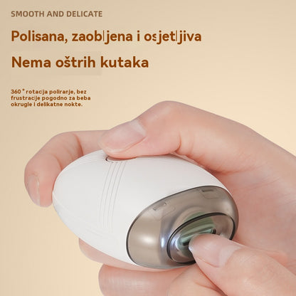 💅Kupite 1, dobijte 1 gratis! ✨ Električna turpija za nokte, tiha, sigurna za bebe, nježna i sigurna njega noktiju 👶🔧