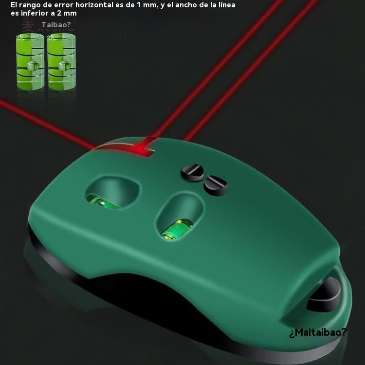 📐【Kupite 1, dobijte 1 gratis】💥【Samo 13 € po komadu】🔴 2-u-1 laserska libela pod pravim kutom – Brže, Preciznije i Bez Nereda! Postavite Savršene Linije Svaki Put! (2 stavke)