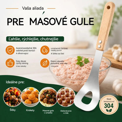 🍖 【2 kusy】Forma na mäsové guľky z nehrdzavejúcej ocele 304 – Ideálna na výrobu mäsových a rybích guľôčok, perfektná na domáce varenie 🥄