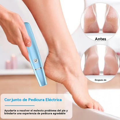 🦶🛁✨🔥Compra 1 y llévate 1 gratis🔥Nueva rueda eléctrica para pies, eliminación de piel muerta de los talones, rueda eléctrica para pies para pedicura.【2 artículos】