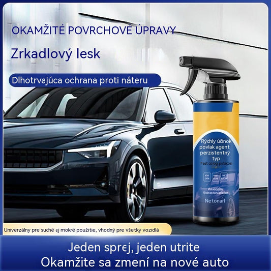 ✨🚗【Kúpte 1 a získajte 1 zadarmo】Sprej na starostlivosť o auto a opravy - odpudzuje vodu, prach a obnovuje vzhľad karosérie, jednoduchá aplikácia bez leštenia, efekt ako po detailingu【2 položky】