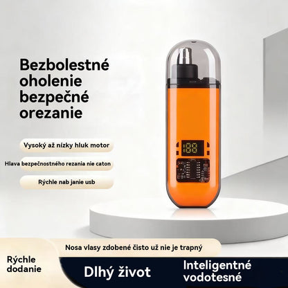 📢📢50% zľava!!! 👨Univerzálny multifunkčný elektrický zastrihávač chĺpkov v nose s digitálnym displejom