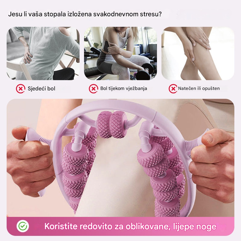 🔥【50% popusta】💆‍♀️✨ Masažni valjak za noge – Poboljšava cirkulaciju, smanjuje napetost, kompaktan i lako prijenosan, idealan za opuštanje nakon cijelog dana na poslu.