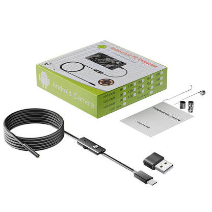 📱🏆 Нов 7 мм индустриален ендоскоп с директна Type-C връзка за камера за Android телефони (водоустойчив ендоскоп)