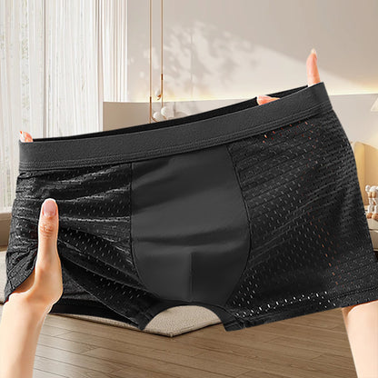🔥🔥【Kúpte 4 kusov a získajte 4 kusov zadarmo】Pánske pohodlné priedušné sieťované boxerky