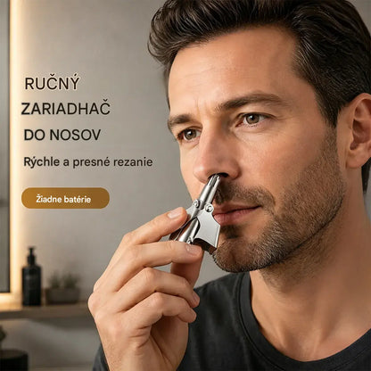 【2 kusy 21€】Mechanický manuálny zastrihávač chĺpkov z nosa vo vintage štýle