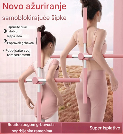 🔥🤸‍♀️【Posebna ponuda】🧘‍♂️ Štap za korekciju leđa – Joga štap za otvaranje leđa i savršeno držanje tijela!