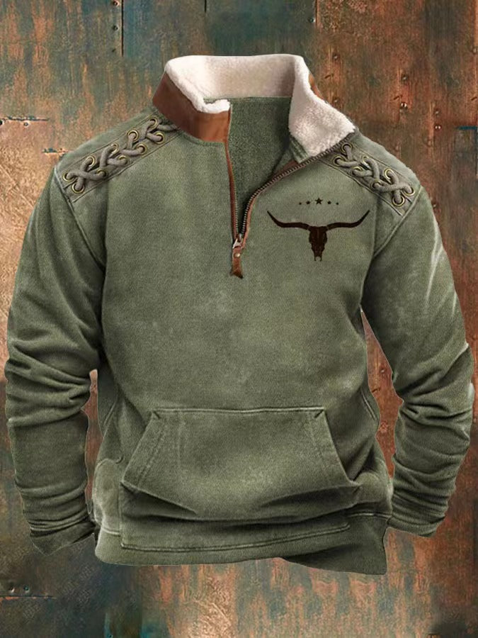 👕【35% ZNIŻKI】【S-4XL】2025 Jesienno-zimowy męski modny, ciepły sweter z długim rękawem i nadrukiem 3D