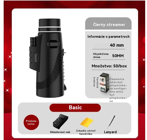💥【50% zľava】🔭Monokulárny nočný videnie s vysokým zväčšením a vysokým rozlíšením, nový model 2025