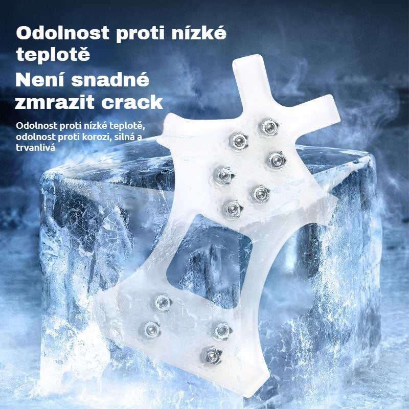 👴🚶🏔️Kupite 4, dobijte 4 gratis🔥Nevidljive protuklizne kape za stopala s 5 zubaca, prozirne vanjske kape za planinarenje po snijegu, planinarenje, penjanje po stijenama, zimsku ledenu površinu, obavezni dio za starije osobe.