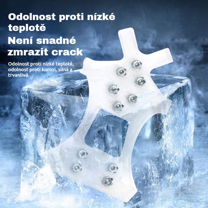 👴🚶🏔️Kupite 4, dobijte 4 gratis🔥Nevidljive protuklizne kape za stopala s 5 zubaca, prozirne vanjske kape za planinarenje po snijegu, planinarenje, penjanje po stijenama, zimsku ledenu površinu, obavezni dio za starije osobe.