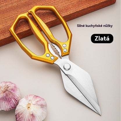 🔥Časovo obmedzená ponuka🔥Multifunkčné, odolné a ostré kuchynské nožnice - ergonomická protišmyková rukoväť pre bezpečné a pohodlné držanie. ✂️👨‍🍳