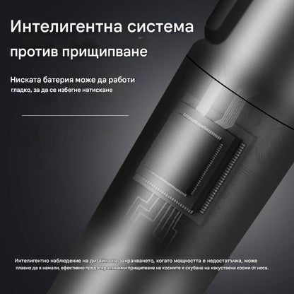 🔥【50% отстъпка】🔥 Електрически тример за нос за мъже⚡ Мини преносим презареждащ се ✂️ 3 в 1 за вежди и бакенбарди, безопасен и щадящ кожата✅