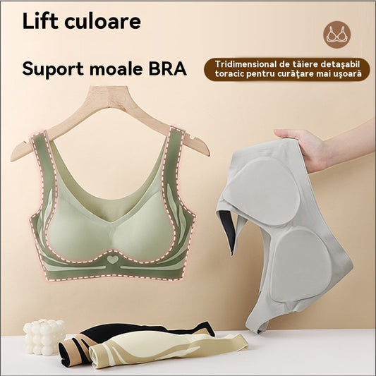 😍【Pachet de 2】Sutien pentru femei fără sârmă, dintr-o bucată❤️【40-85KG】 