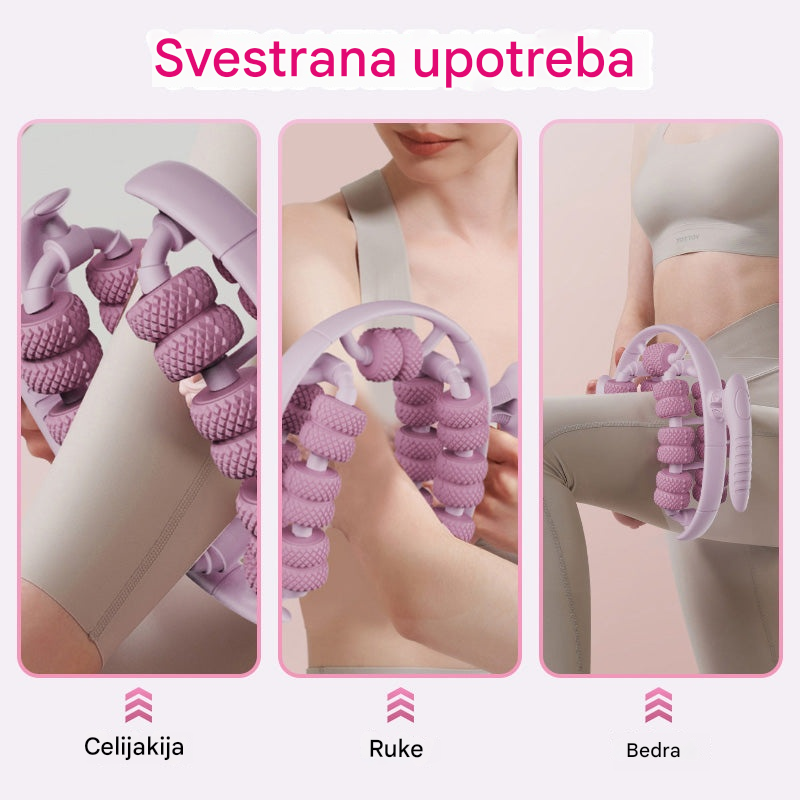 🔥【50% popusta】💆‍♀️✨ Masažni valjak za noge – Poboljšava cirkulaciju, smanjuje napetost, kompaktan i lako prijenosan, idealan za opuštanje nakon cijelog dana na poslu.