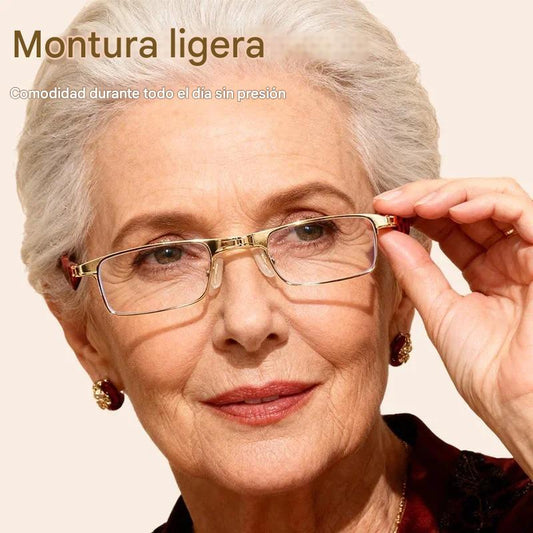 👓【50% de descuento】🔥 Gafas plegables para lectura para personas de mediana edad y mayores, con protección contra la luz azul, estuche compacto y lentes de alta calidad.