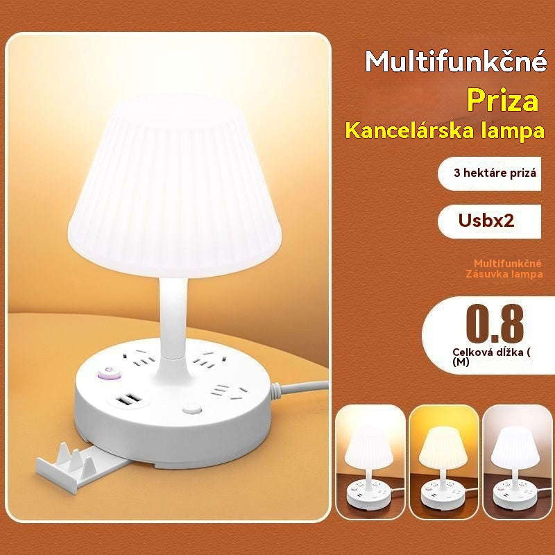 ✨🎁【Časovo obmedzená ponuka】【Bezplatný adaptér na zástrčku】💡Multifunkčné nočné svetlo so zabudovaným predlžovacím káblom: praktické, štýlové a priestorovo úsporné!