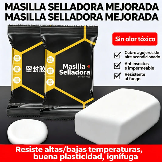 【10 piezas por 27€】🔧 Masilla Selladora Impermeable Blanca – Repara Agujeros de Aire Acondicionado, Paredes y Tuberías 💧🏠