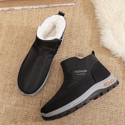 🔥【39-45】👟Pánske zimné topánky vyrobené z čistej bavlny, zamatu a hustej kožušiny.