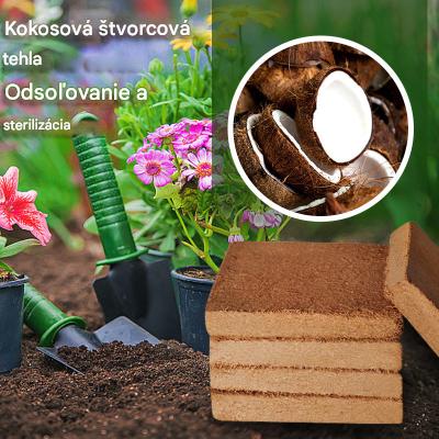 🔥🔥【3ks】Výživná kokosová tehlová pôda - lisovaný kokosový substrát s vysokou výživou pre zdravý rast rastlín, ideálny substrát pre kvety, sukulenty a sadenice