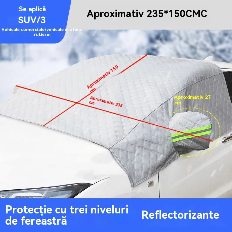 🌞【Cumpără 1 primești 1 gratis】🚗Parasolar magnetic parbriz fata auto, parasolar termoizolant auto de vara