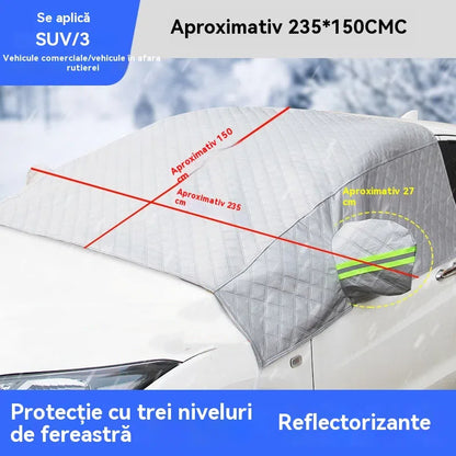 🌞【Cumpără 1 primești 1 gratis】🚗Parasolar magnetic parbriz fata auto, parasolar termoizolant auto de vara