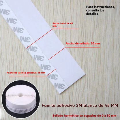 🚪 PVC tesniaca lišta na spodnú časť dverí – ochrana proti prachu a prievanu
