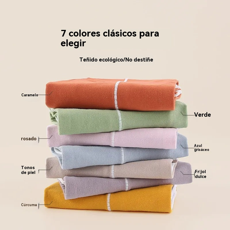 ✨【50% отстъпка】🩲Дамско бельо от чист памук с висока талия, антибактериална област с графен 7A в областта на чатала, контрол на корема и повдигане на дупето, дишащо бельо. (Комплект от 7 части)