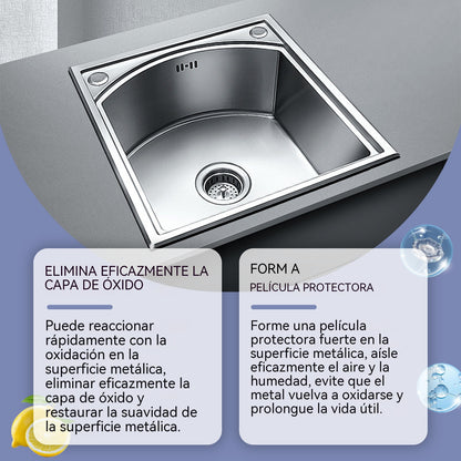 🔥【Compra uno y llévate otro gratis】Eliminador de óxido de metales de alta concentración, eliminador de óxido doméstico y limpiador