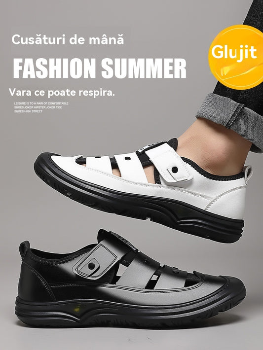 😎【39-44】Sandale de vară pentru bărbați cu vârful deschis 