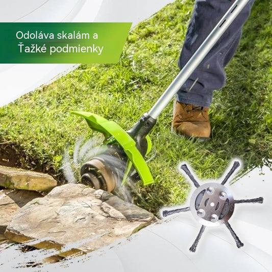 🔥✨【Kúpte 1 kus a získajte 1 zadarmo】🔥 Vymeniteľná kosačka na kosačku/krovinorez - Oceľová kosačka na kosenie trávy 🌿✂️⚙️【2 kusy】