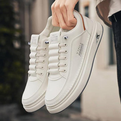 【39-44】2025 Męskie oddychające skórzane buty biznesowe casual