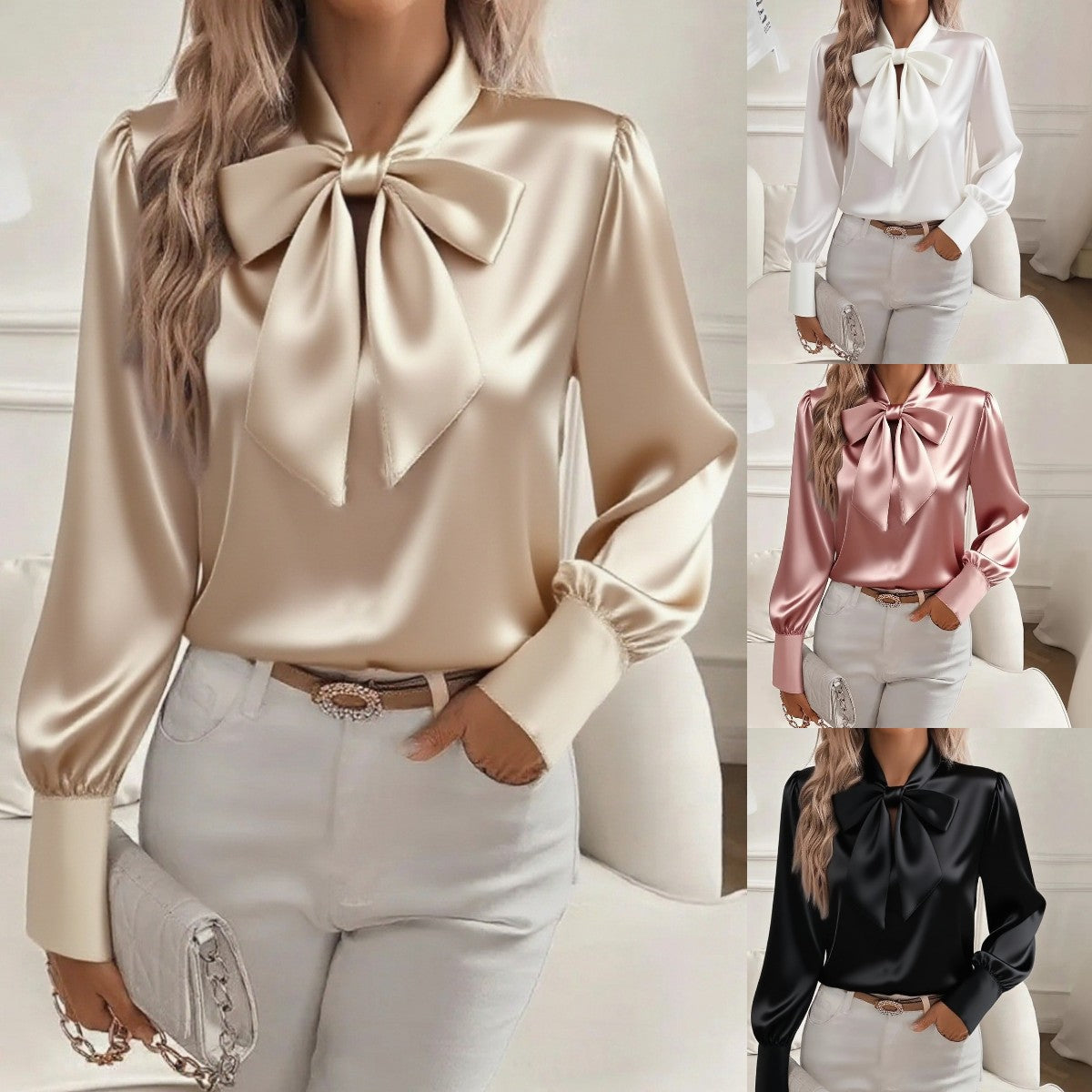 🔥【Jesensko-zimska novost】✨ 2025. nova modna svila košulja, koja prikazuje elegantnu sofisticiranost — tkanina je meka, kroj je moderan, savršen izbor za svakodnevno nošenje.