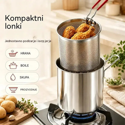 🔥 ZADNJI DAN! -50% | Višenamjenska friteza 304 | Jednostavno, brzo i bezbrižno kuhanje 🍳