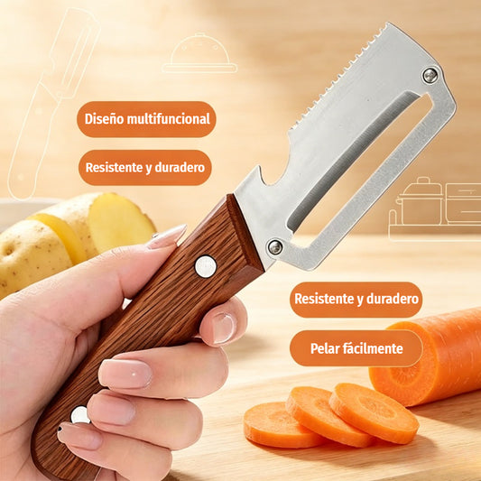 💥Compra uno y llévate otro gratis💥🔪Pelador multifuncional de acero inoxidable🧅【2 artículos】