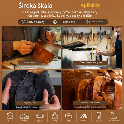 🧵【Kúp 1 a získaj 1 zadarmo】👞 Sada vymeniteľných šijacích ihiel 5 v 1 – profesionálna sada náradia na opravu obuvi a spracovanie kože 🛠️✨【2 položky】
