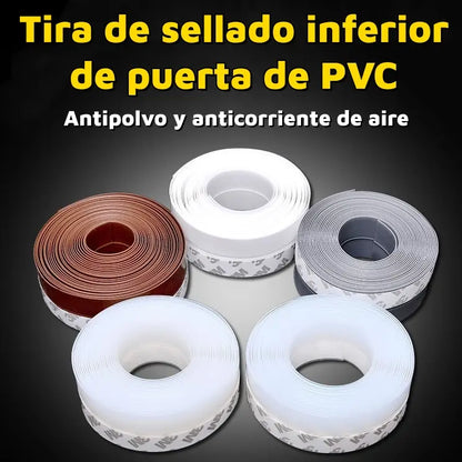 🚪 PVC tesniaca lišta na spodnú časť dverí – ochrana proti prachu a prievanu