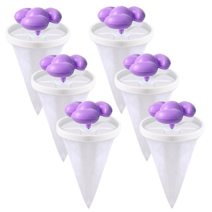 🌀6 kusov ✨ Plávajúci filter do práčky – Zachytáva vlákna, vlasy a zvieracie chlpy pri každom praní 🧺