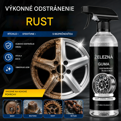 Profesionálny čistič hrdze a železa na autá