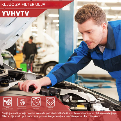 🔧【50% popusta】🔥【60-105 mm】🚗Ključ za uklanjanje automobilskog filtera u obliku slova U s podesivim mehanizmom, nastaviteľný dvojčeľusťový kľúč na olejový filter pre väčšinu áut