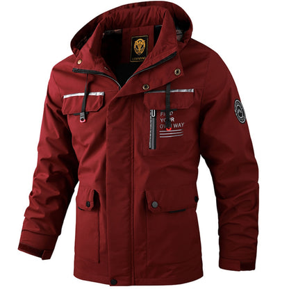 🔥✨【M–6XL】Nova moška jesensko-zimska jakna 2025 – topla, odporna na veter in vodoodporna