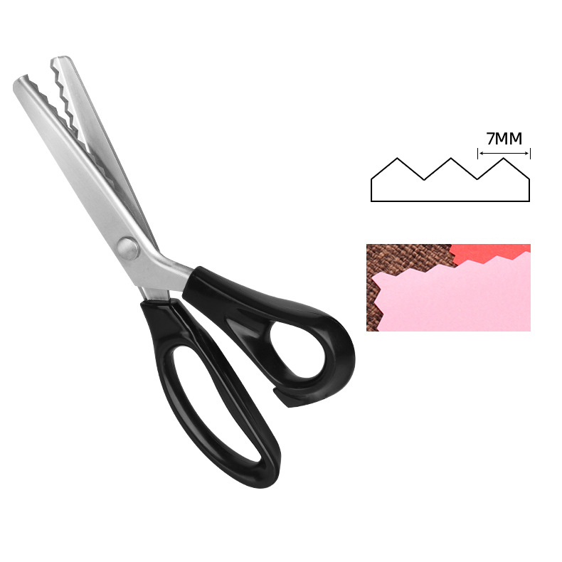 2 kusy za 22 eur🔥Kúpte 1 a druhý získate zadarmo✂️ Profesionálne cikcakovacie nožnice – ostré nožnice na látku so zúbkovaným ostrím