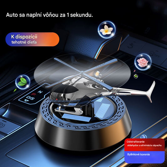 🚗🥇【50% zľava - Platba pri doručení✅】Solárna otočná vôňa do auta – Luxusná aróma a štýlový vrtuľník v jednom