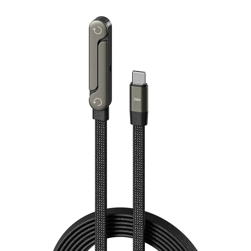 🔥50% popusta🔥⚡Kabel za brzo punjenje 2 u 1 s podesivim držačem za telefon – brzo, stabilno i praktično punjenje bilo gdje 🔋