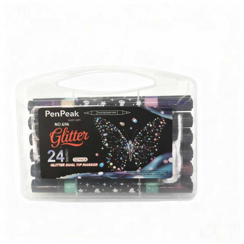 🔥✨️Комплект двустранни светкавични маркери